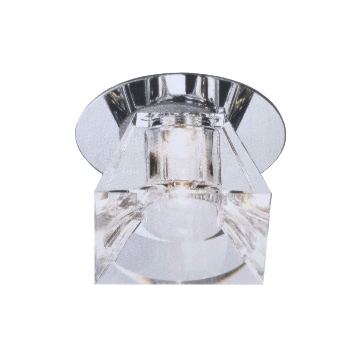 RENDL Outlet CRYSTAL LED III recessed clear glass/chrome 350mA LED 1W 120° 4000K 114531 1