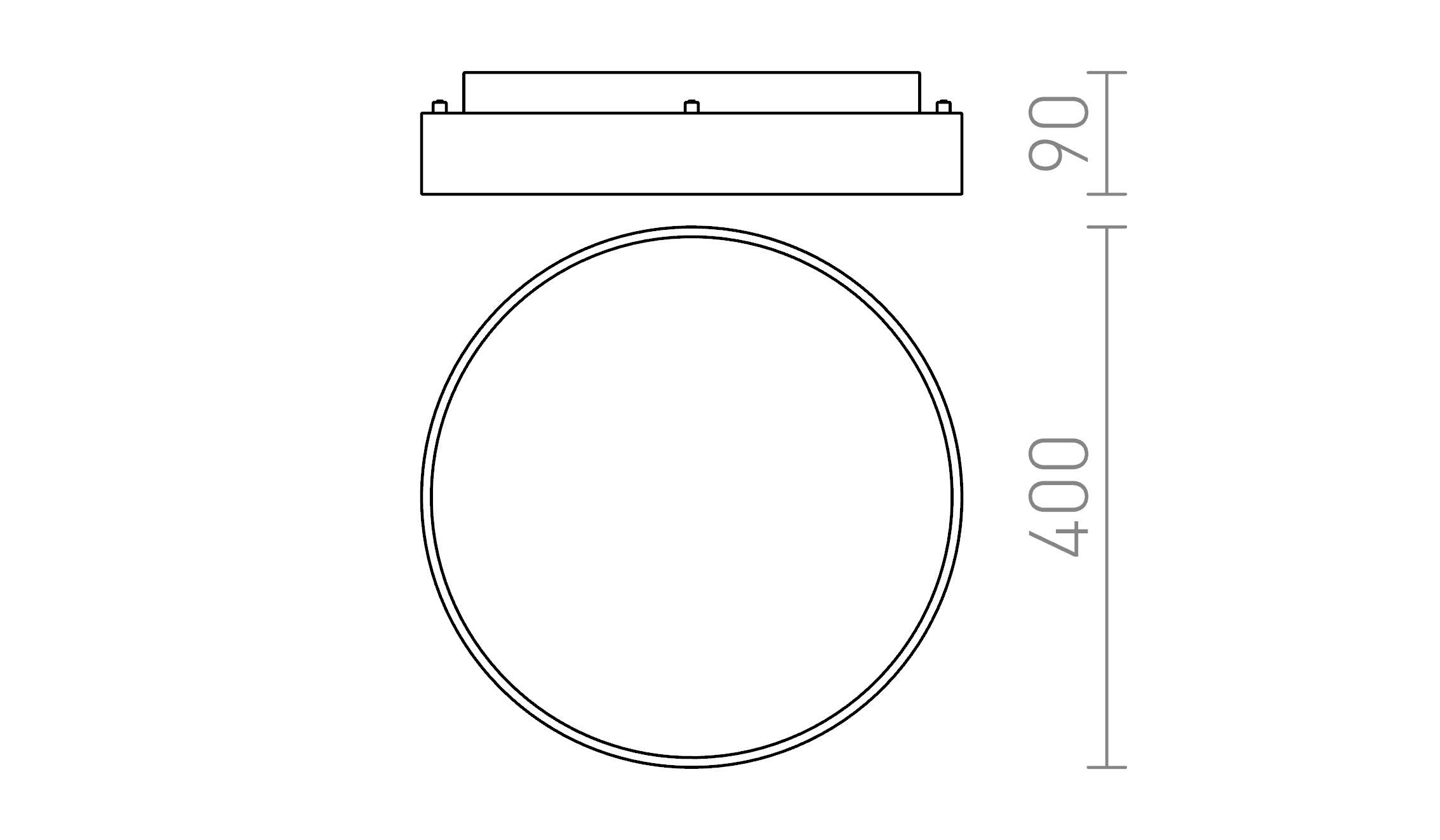 MENSA R 40 ΟΡΟΦΗΣ - Product sketch