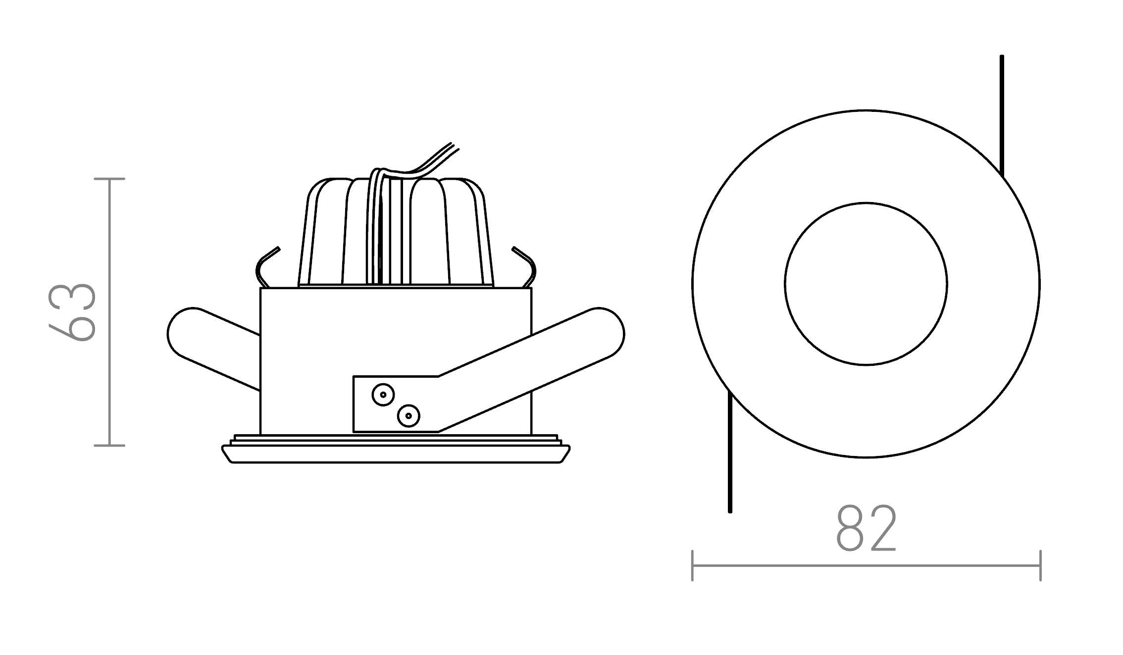 MERGO LED ΚΥΚΛΙΚΟ - Product sketch