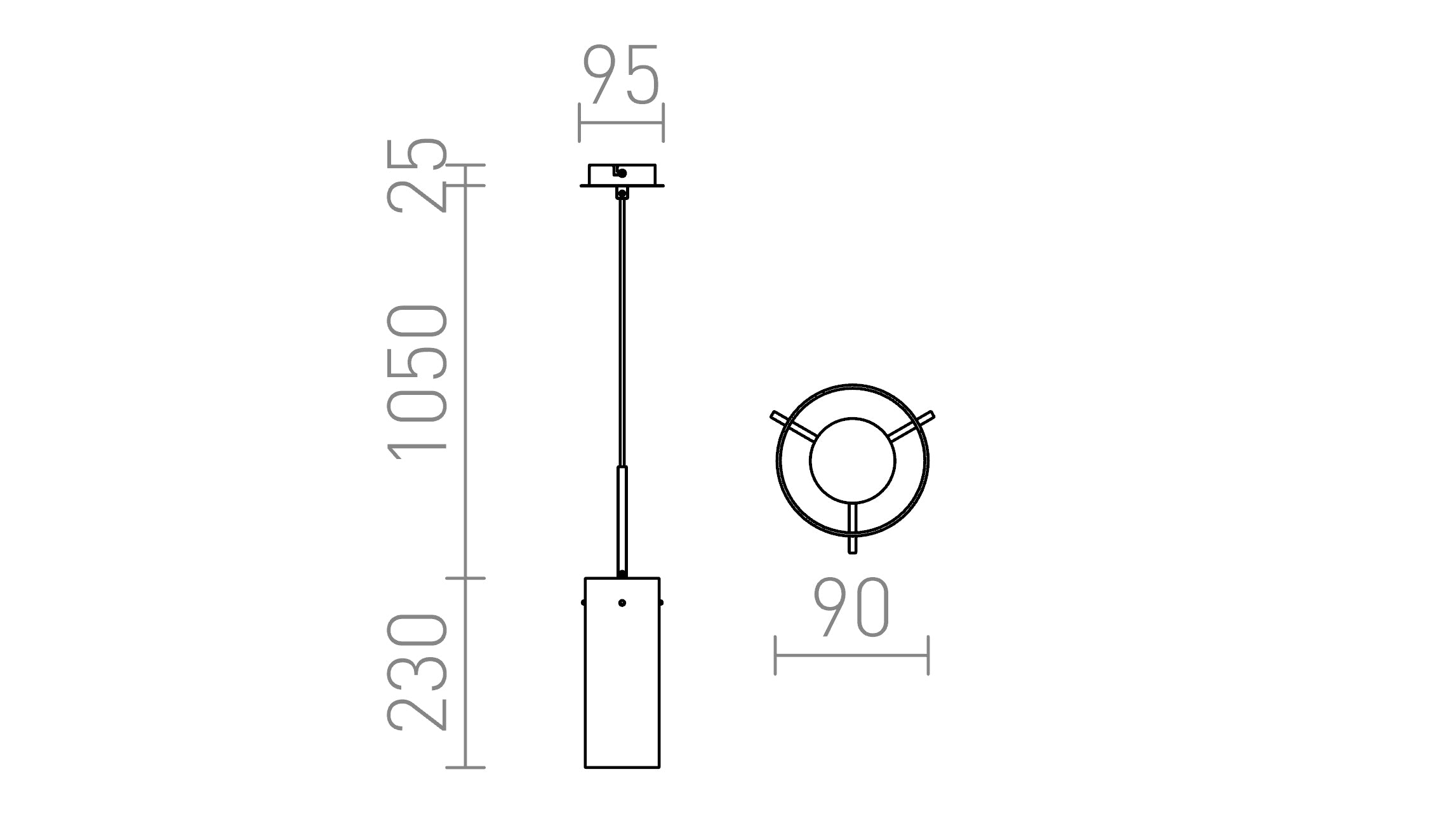 SANSSOUCI I ΜΑΥΡΟ - Product sketch