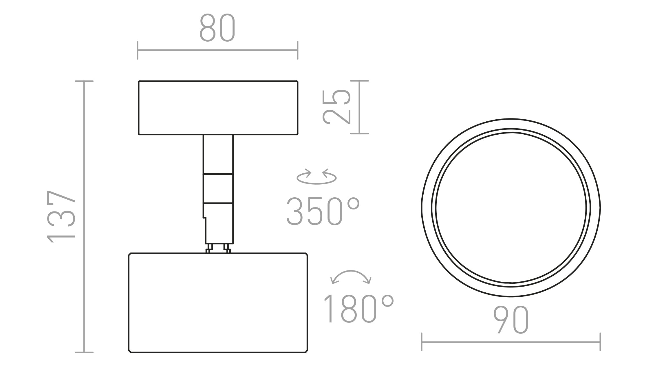 PIXIE ΚΑΤΕΥΘΥΝΣΕΩΣ - Product sketch