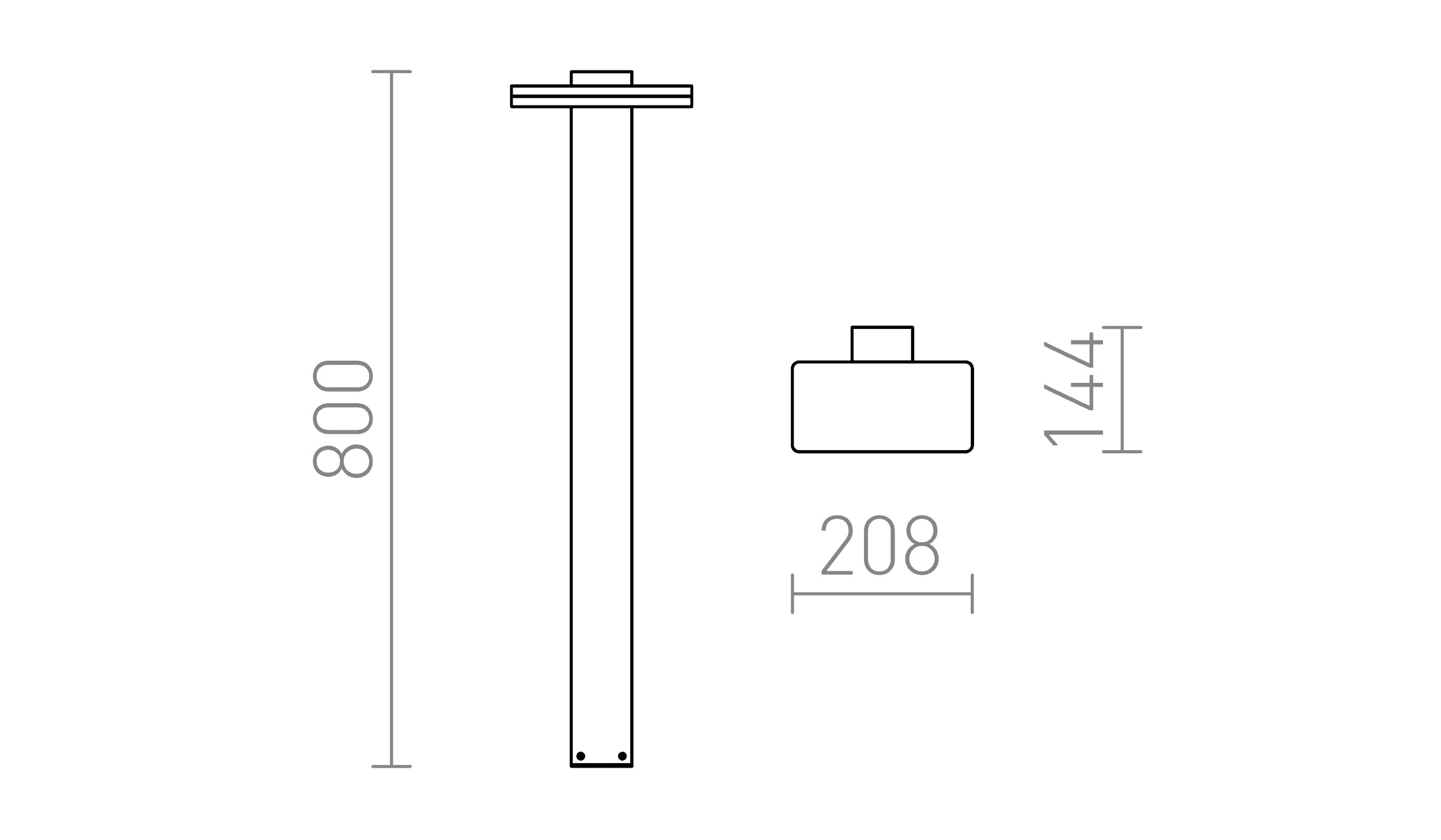 ΚΟΛΩΝΑ RINA  - Product sketch