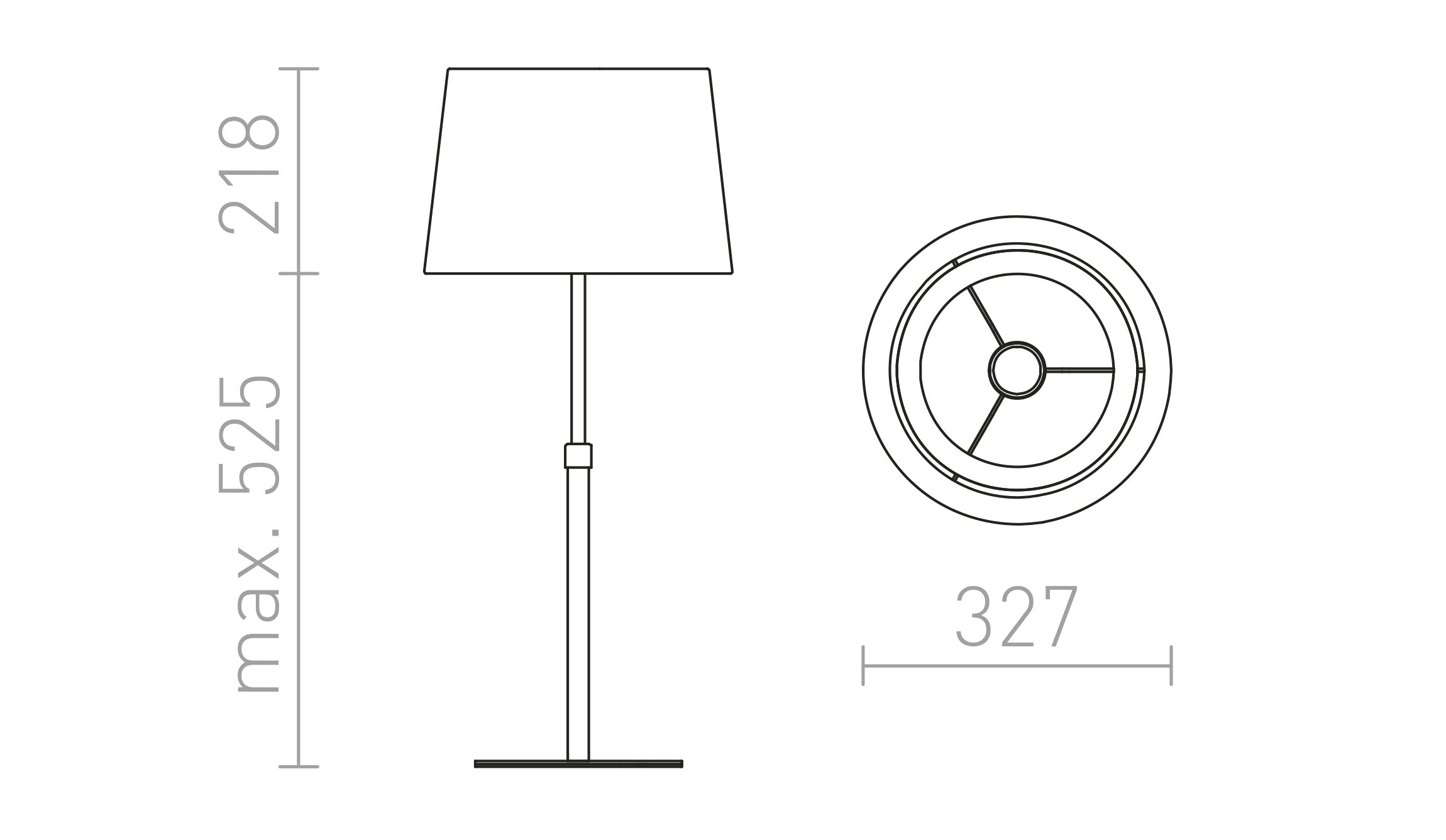 ESPLANADE ΕΠΙΤΡΑΠΕΖΙΟ - Product sketch