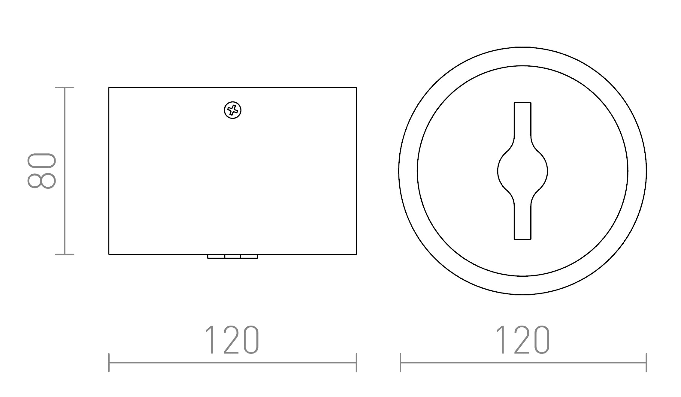 KELLY LED ΟΡΟΦΗΣ - Product sketch