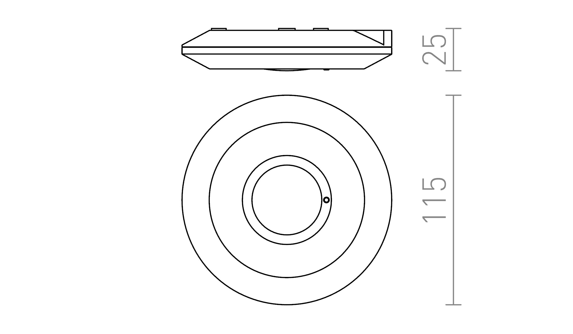 ΑΙΣΘΗΤΗΡΑΣ ΟΡΟΦΗΣ - Product sketch