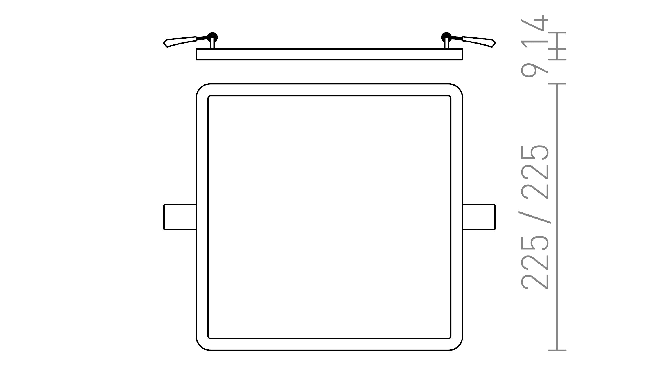HUE SQ 22 ΧΩΝΕΥΤΟ - Product sketch