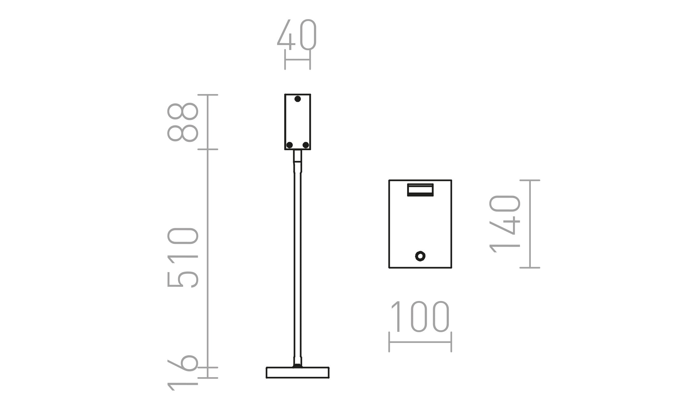 FRISCO ΕΠΙΤΡΑΠΕΖΙΟ - Product sketch