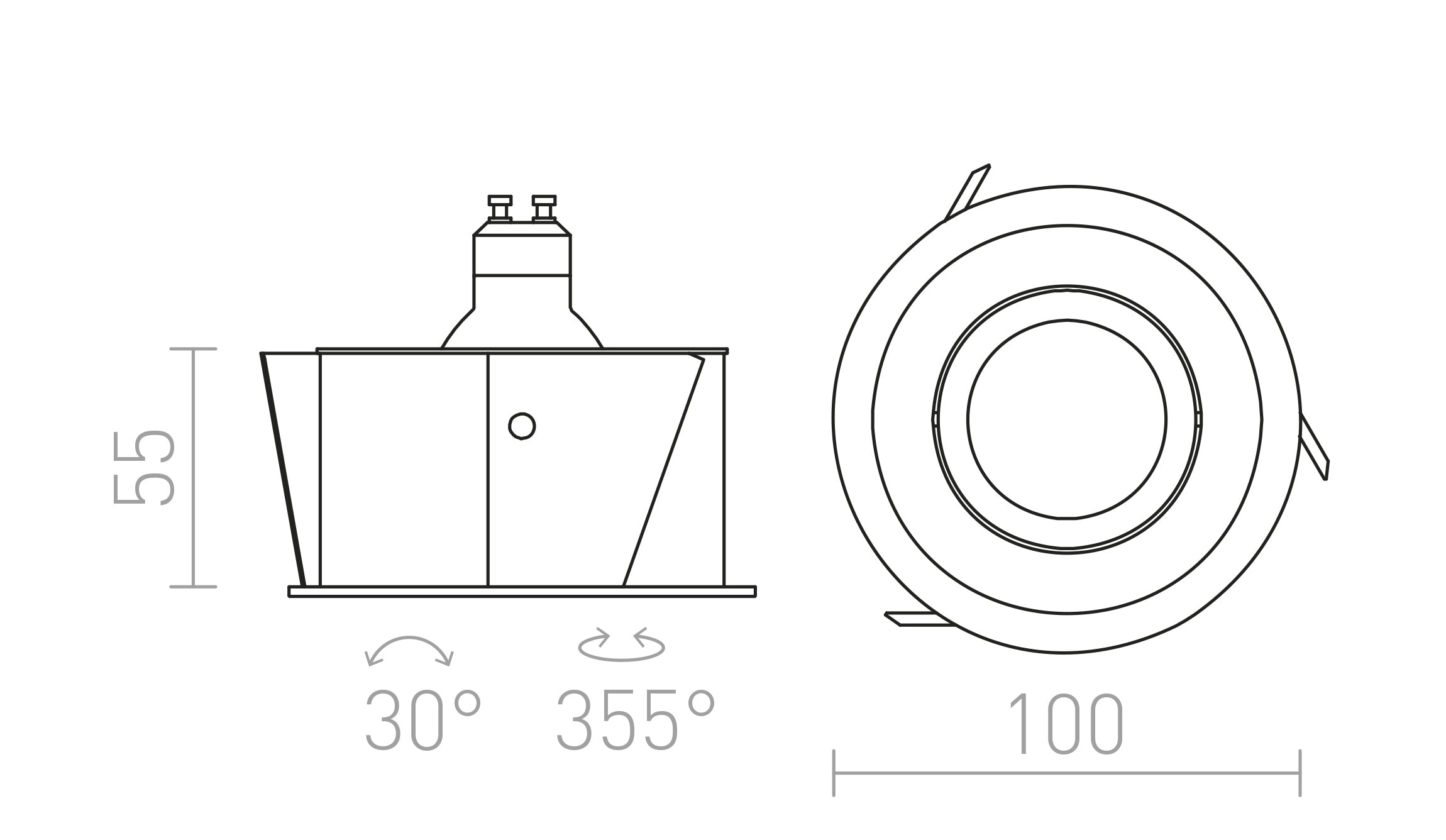 ESIX ΚΑΤΕΥΘΥΝΣΕΩΣ ΑΛΟΥΜΙΝΙΟΥ - Product sketch