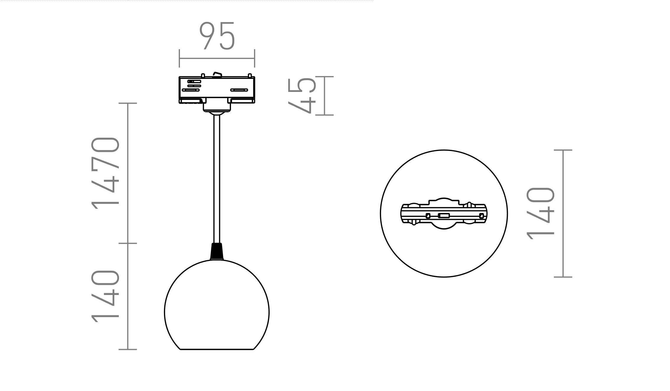 COPA ΦΩΤΙΣΤΙΚΟ ΡΑΓΑΣ ΜΟΝΟΥ ΚΥΚΛΩΜΑΤΟΣ - Product sketch