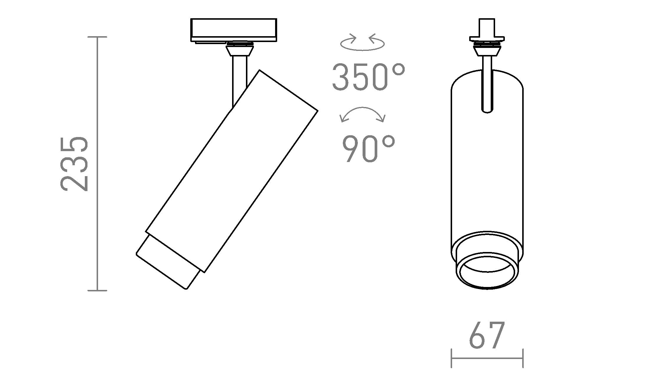FOCUS 20 ZOOM ΓΙΑ 1 ΚΥΚΛΙΚΉ ΡΆΓΑ - Product sketch