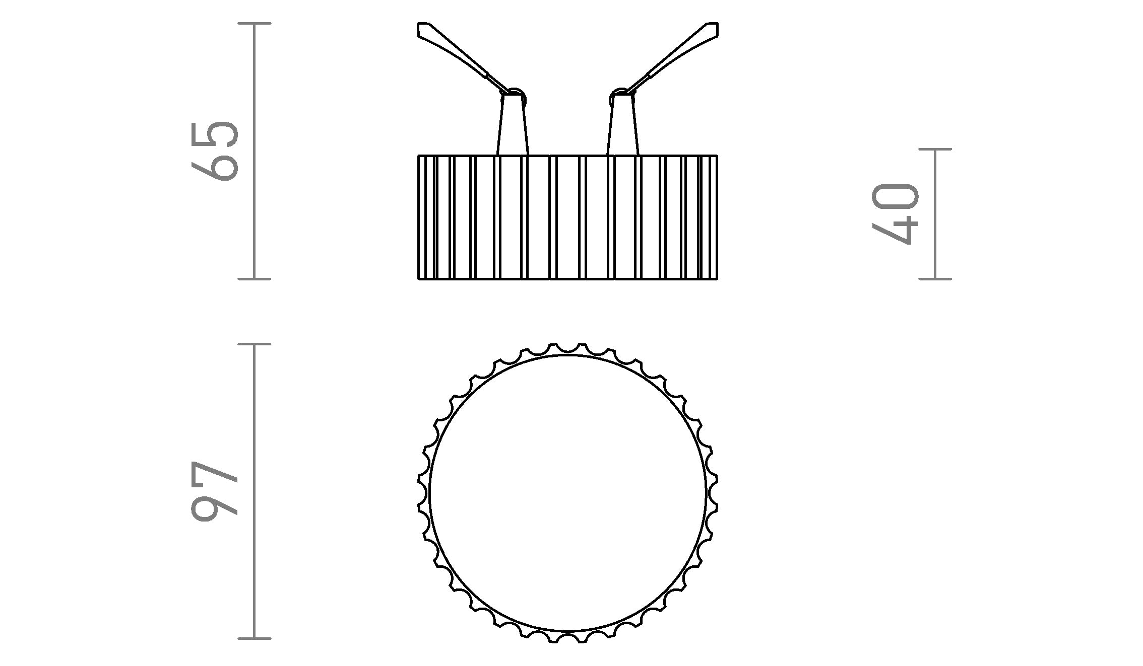 MARENGA RT1 40 - Product sketch