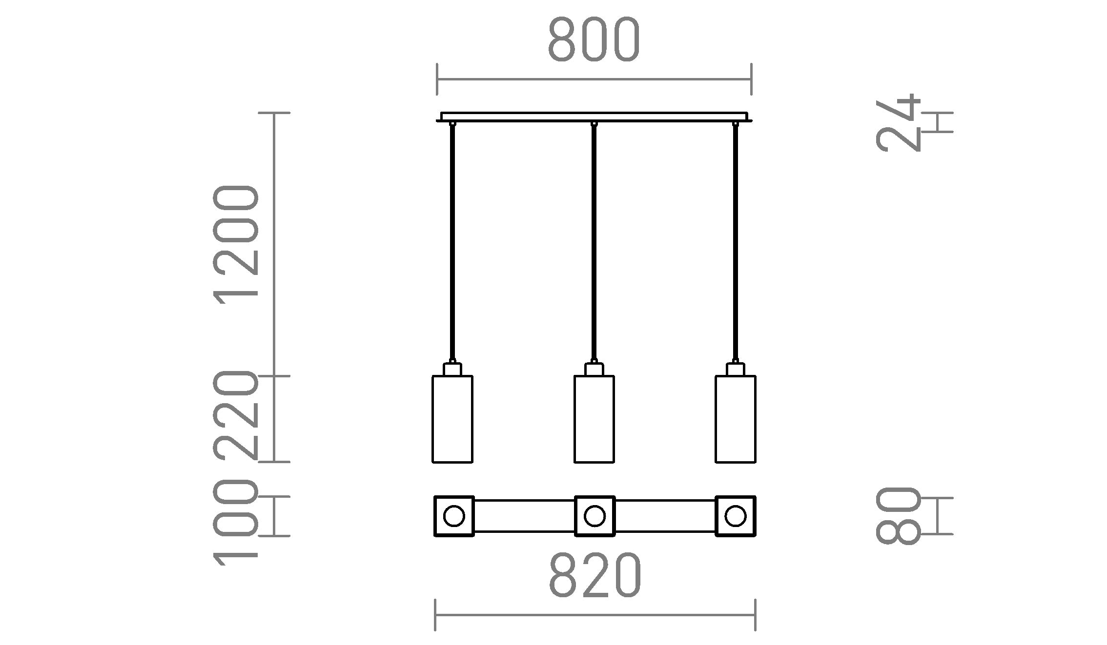 LIZ III 80 - Product sketch
