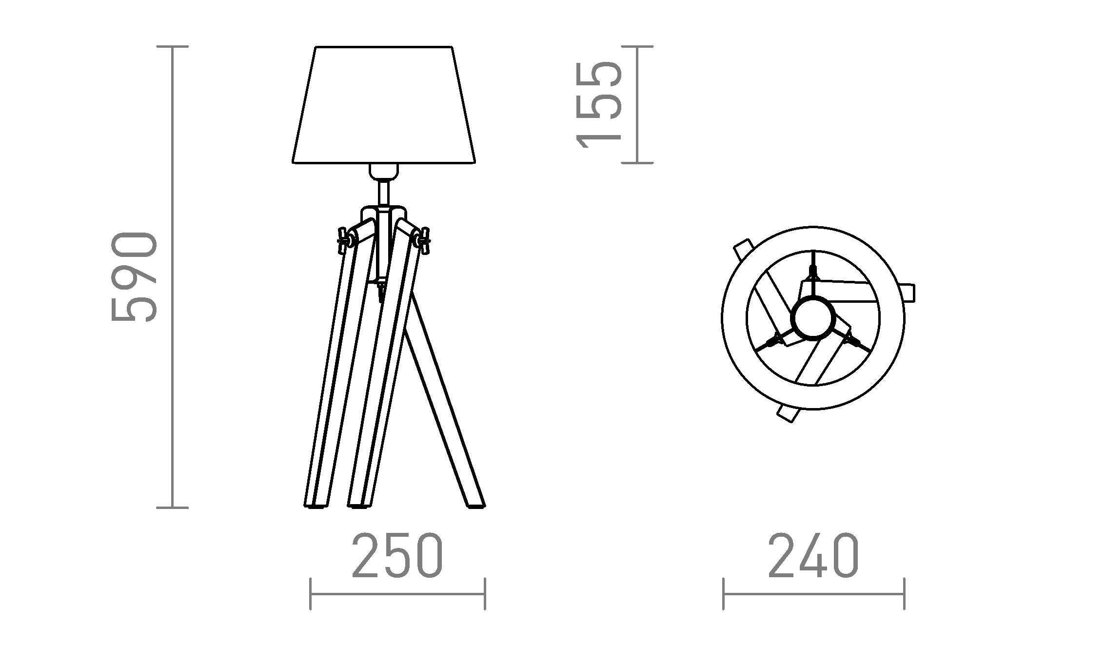 AMBITUS/ALVIS ΕΠΙΤΡΑΠΕΖΙΟ  - Product sketch