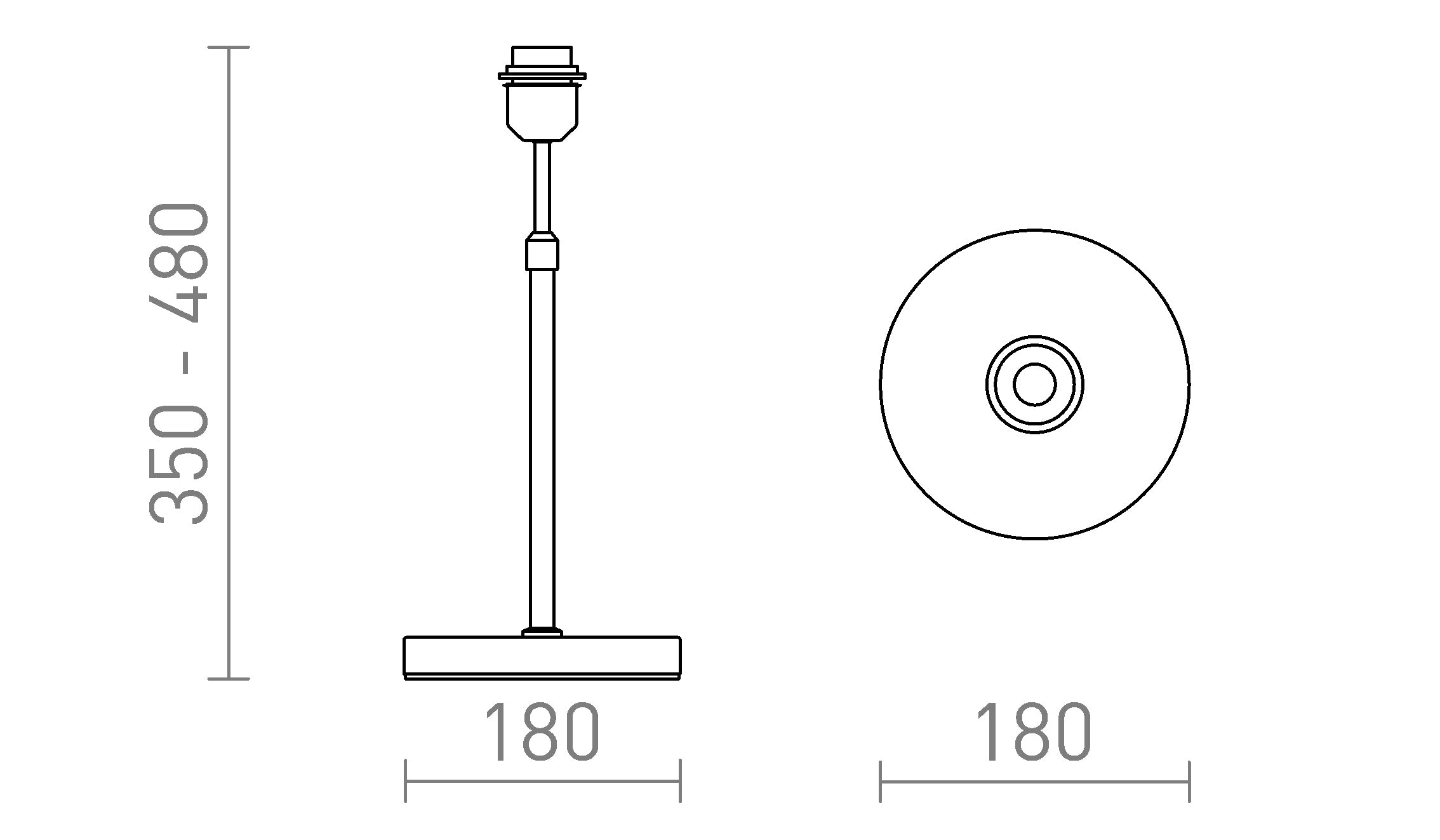 EMMETT ΕΠΙΤΡΑΠΕΖΙΑ ΒΑΣΗ - Product sketch