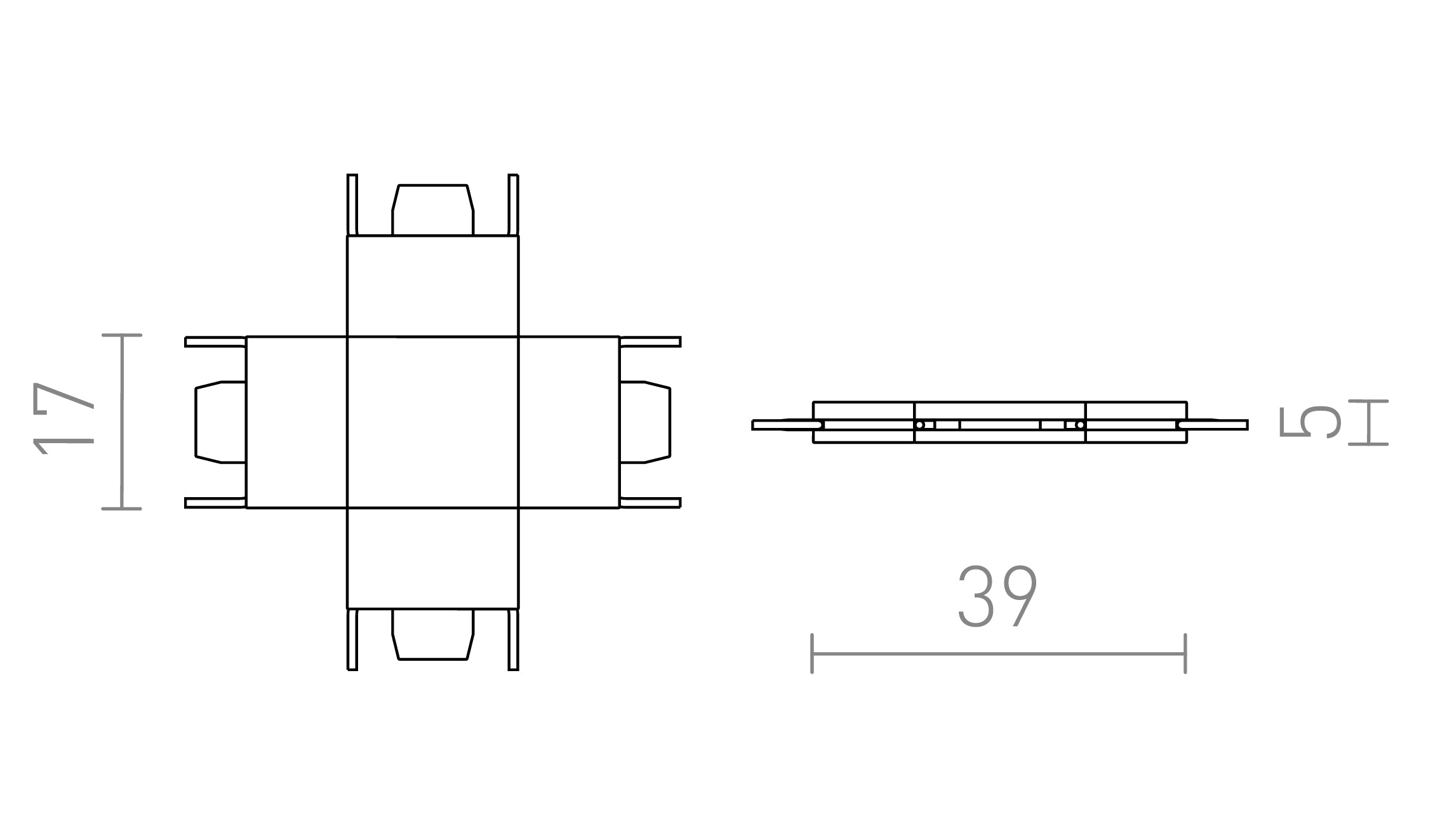 ΣΥΝΔΕΤΗΡΑΣ X ΓΙΑ ΡΑΓΑ VEGA - Product sketch