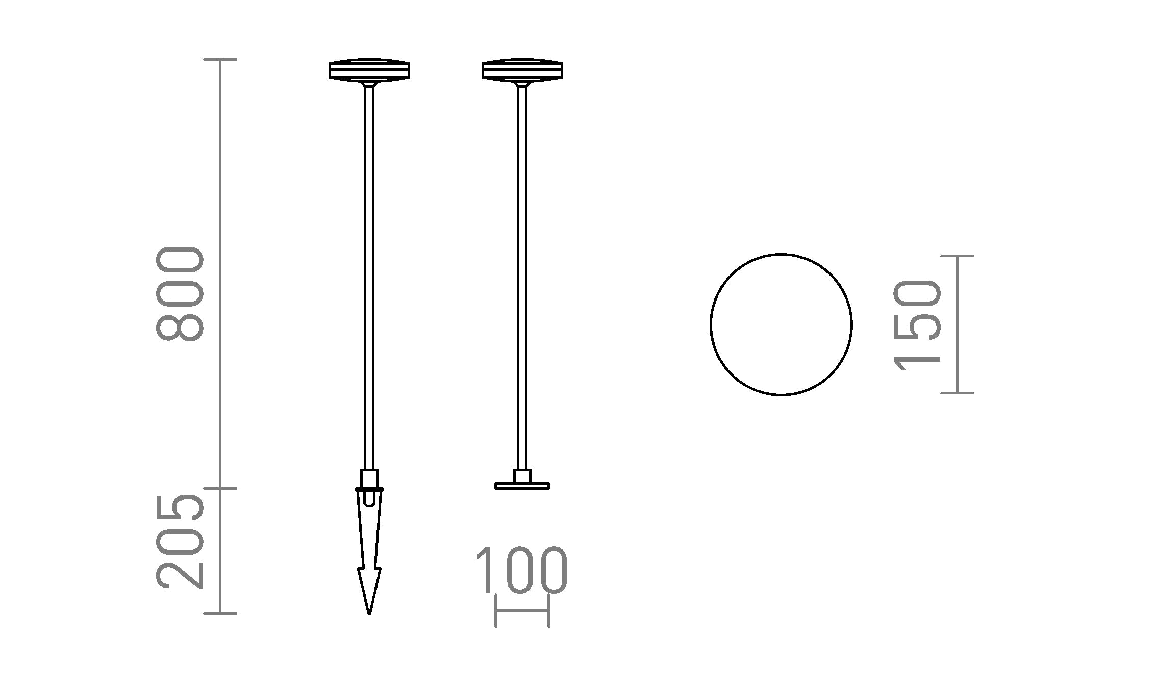 SEMPLICE 80 - Product sketch