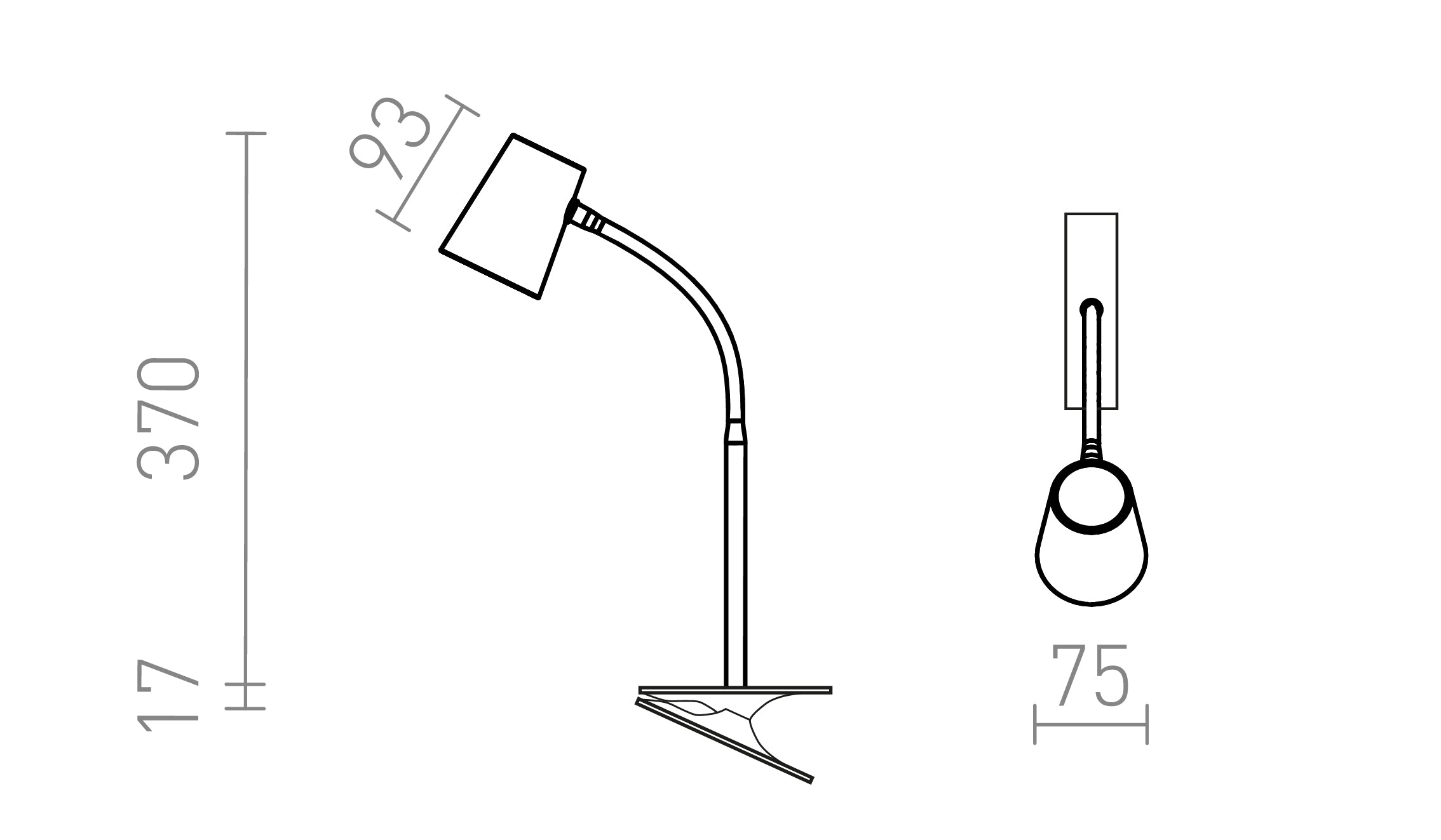 VERINA ΜΕ ΚΛΙΠ - Product sketch