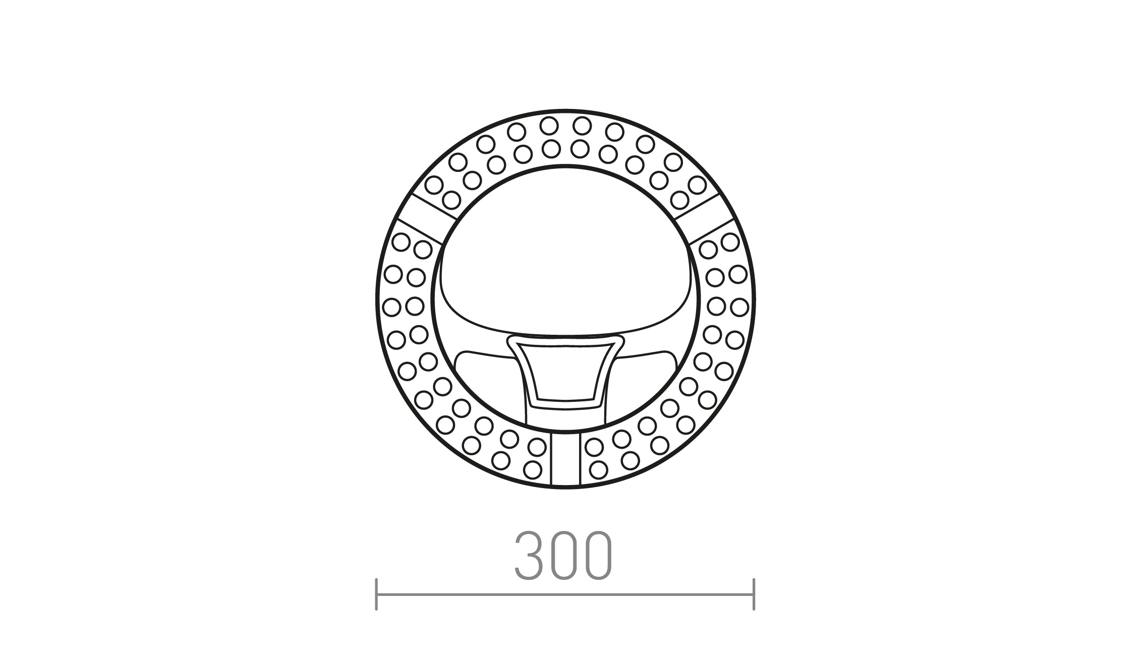 LED MODUL R 30 - Product sketch