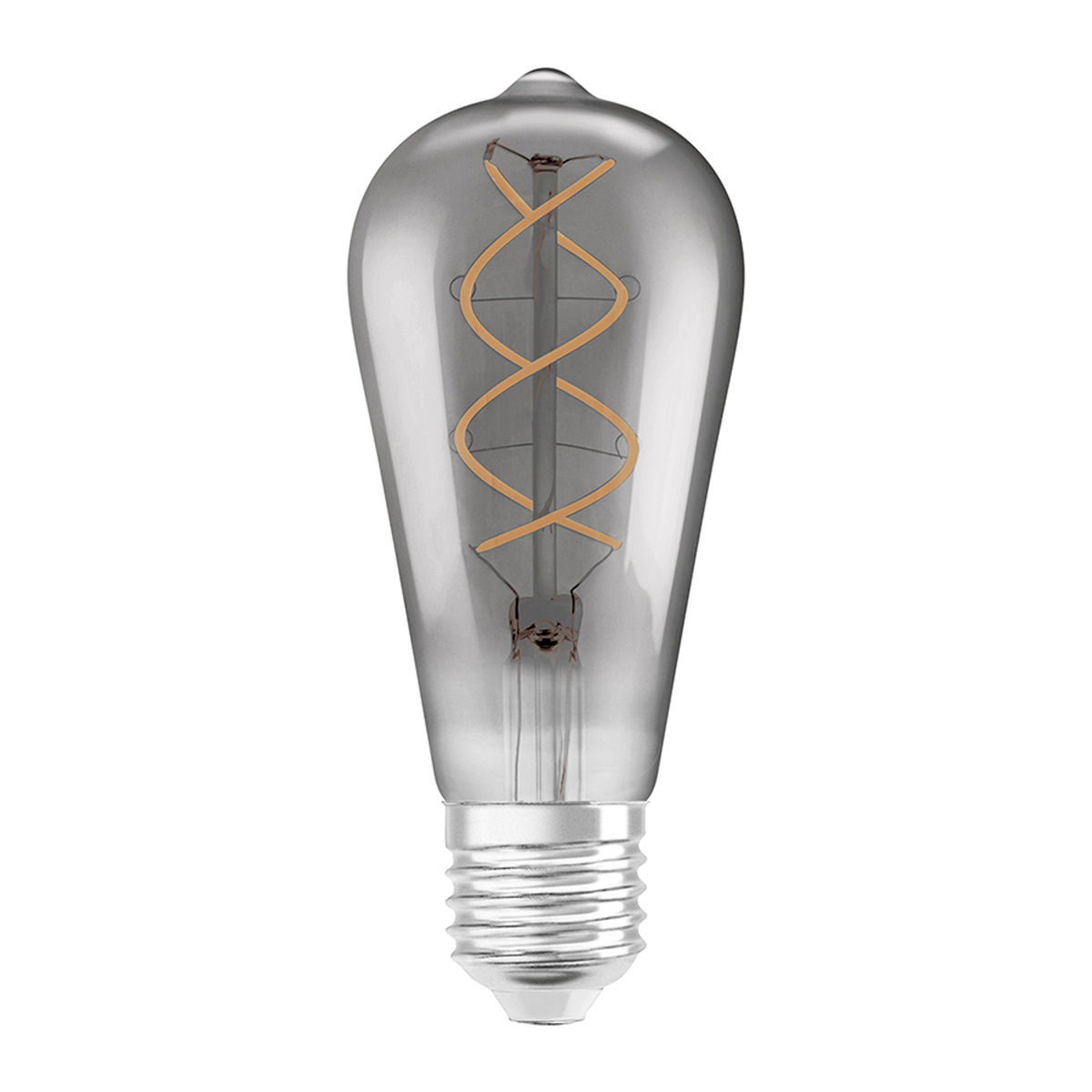 RENDL light source OSRAM Vintage Edison SPIRAL  smoke-colored 230V E27 LED EQ15  1800K G13581 1
