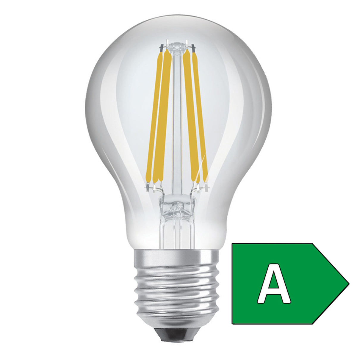 RENDL light source OSRAM ULTRA ECONOMY 210lm/W Classic A  clear 230V E27 LED EQ100 3000K G13948 1