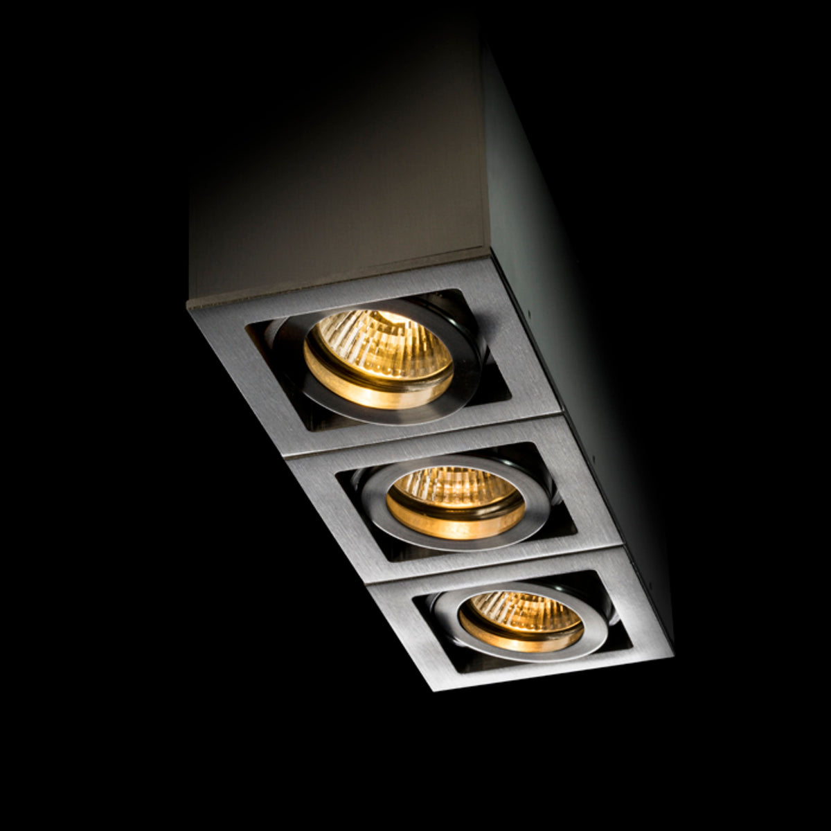 RENDL surface mounted lamp BERIT III ceiling aluminum 230V GU10 3x50W R10121 2