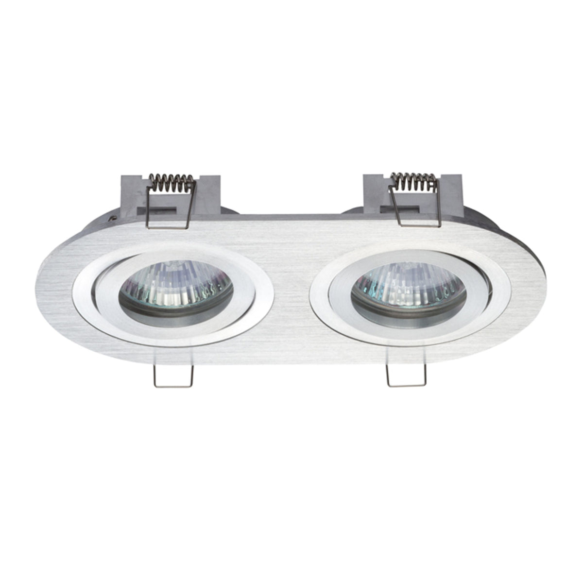 RENDL Outlet BIZZ II directional brushed aluminum 12V GU5,3 2x50W R10189 3