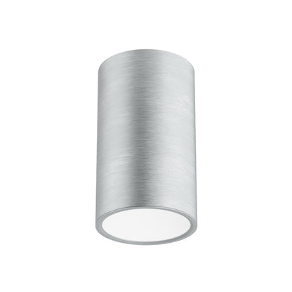 RENDL Outlet MEA ceiling cylindrical  brushed aluminum 230V LED E27 15W R10212 2