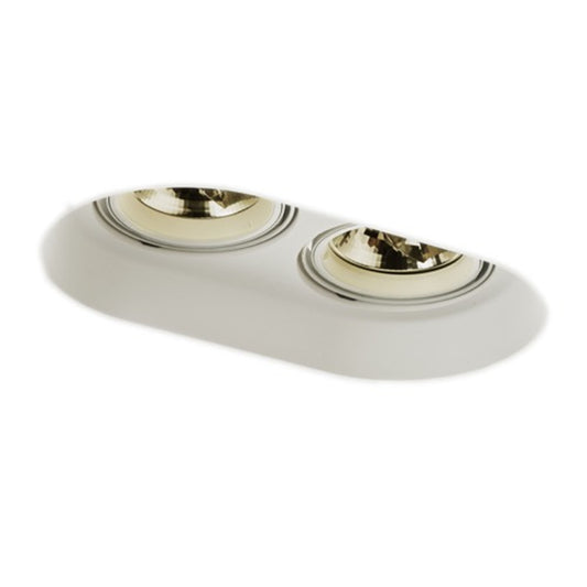RENDL Outlet DINGO II directional  plaster 230V LED G53 2x15W R10270 1