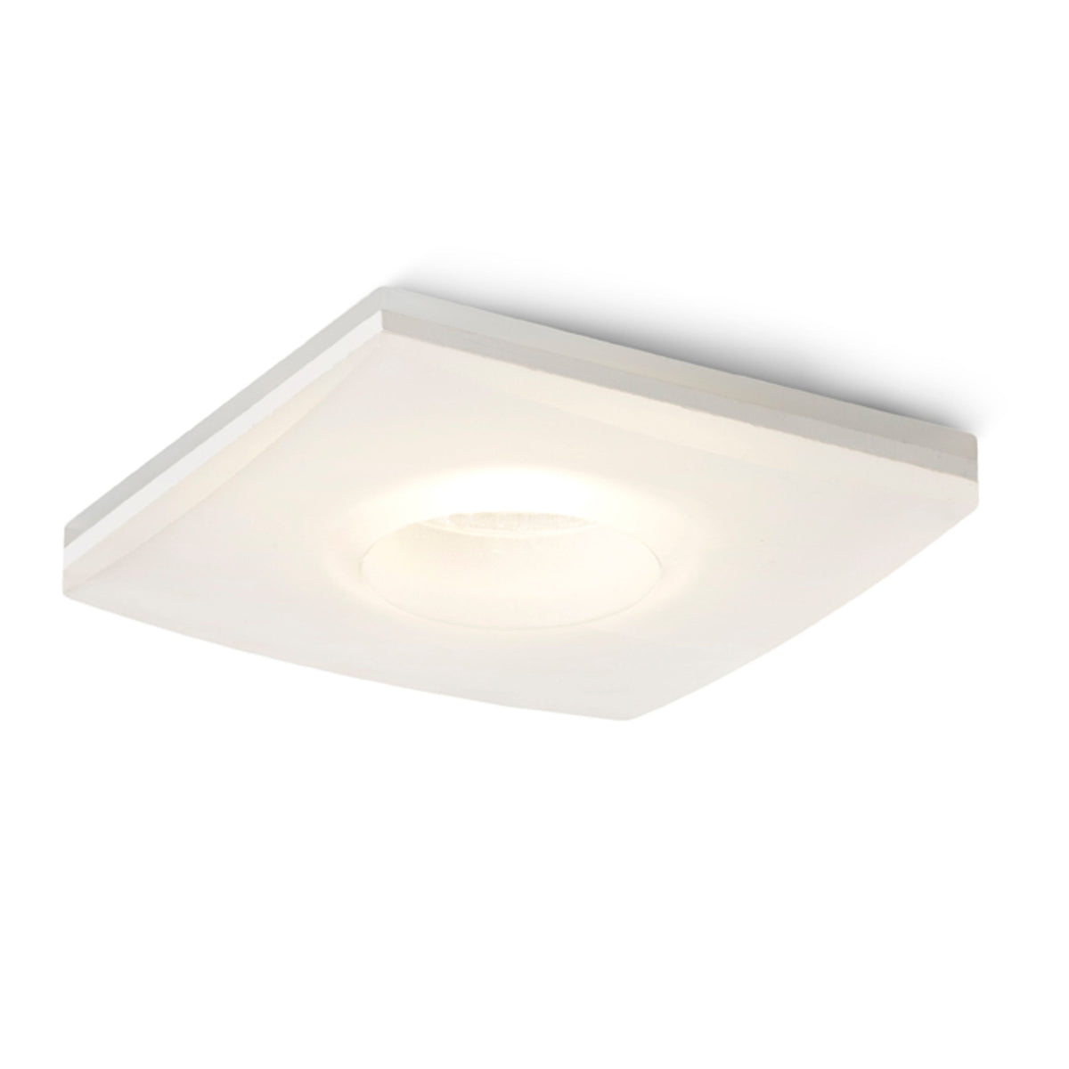 RENDL Outlet KAY SQ recessed satinated glass 230V/350mA LED 5W 3000K R10418 1