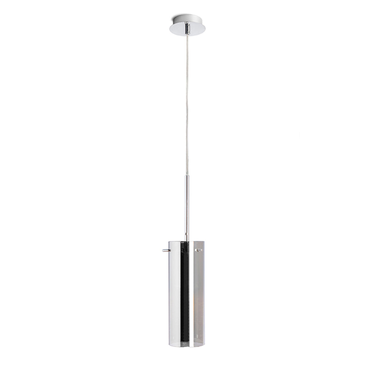 RENDL pendant lamp SANSSOUCI I pendant  chrome-tinted glass 230V LED E27 15W R10509 4