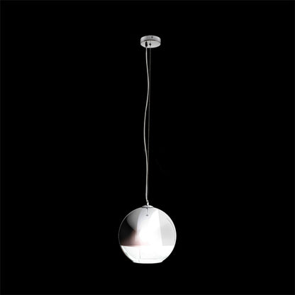 RENDL pendant lamp BEAU MONDE 35 pendant  chrome-tinted glass/clear glass 230V LED E27 15W R10516 4
