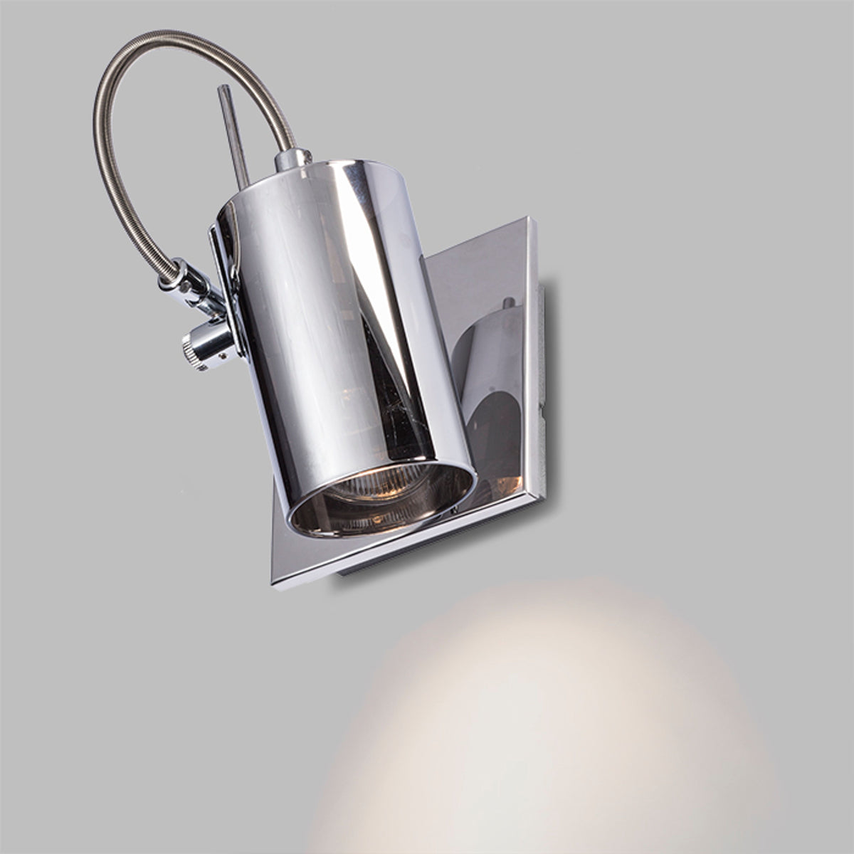 RENDL spotlight BUGSY I wall chrome-tinted glass 230V GU10 50W R10521 5