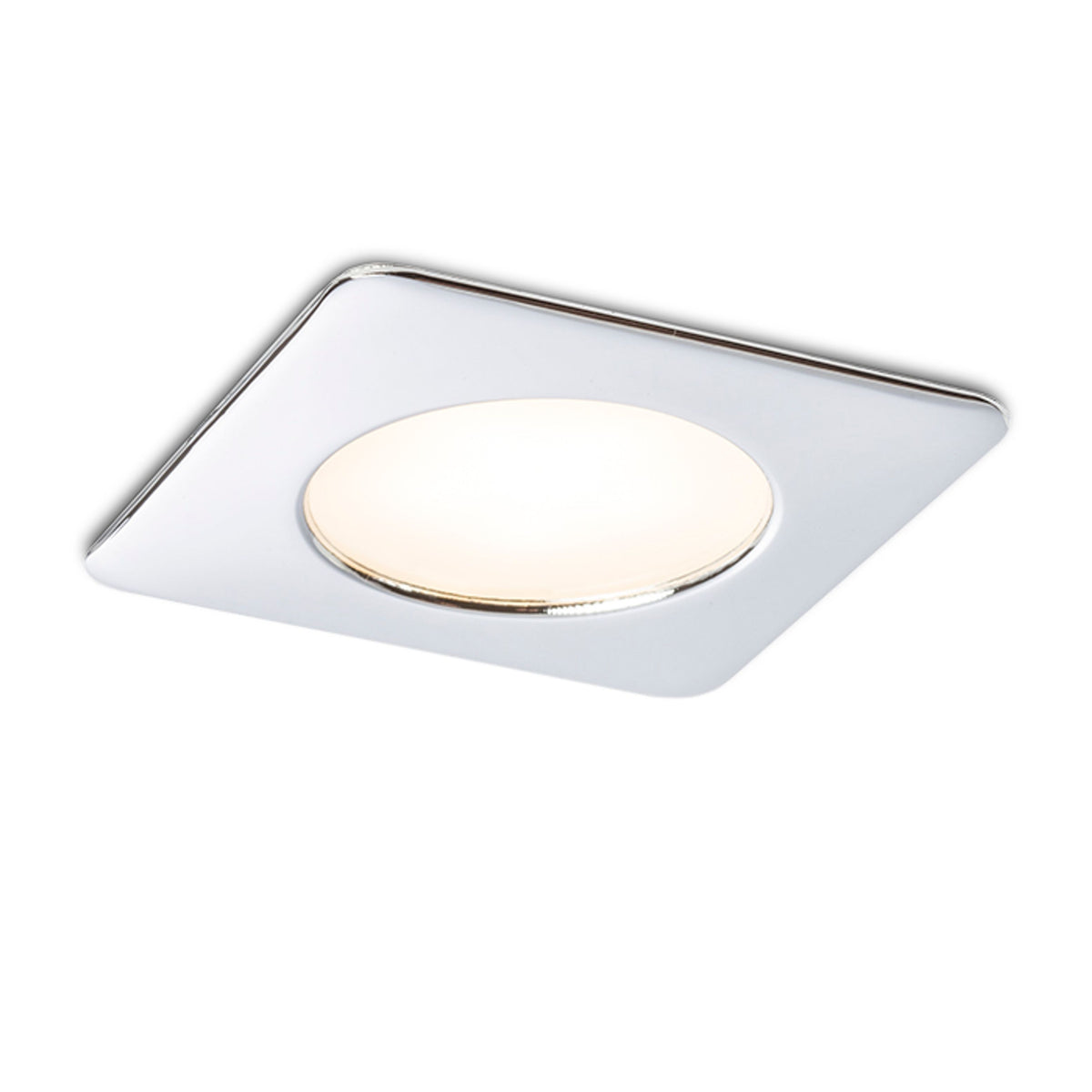 RENDL recessed light INEZ SQ   chrome 12V= LED 3W IP44  3000K R10587 1