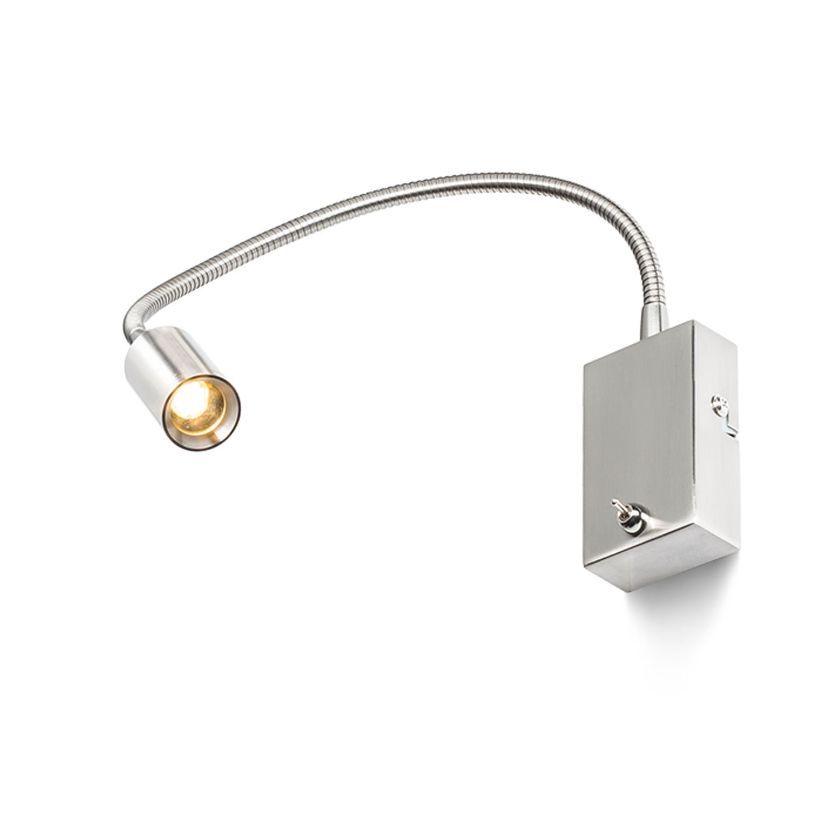 RENDL spotlight VERSA wall matt nickel 230V LED 3W 40° 3000K R10602 2