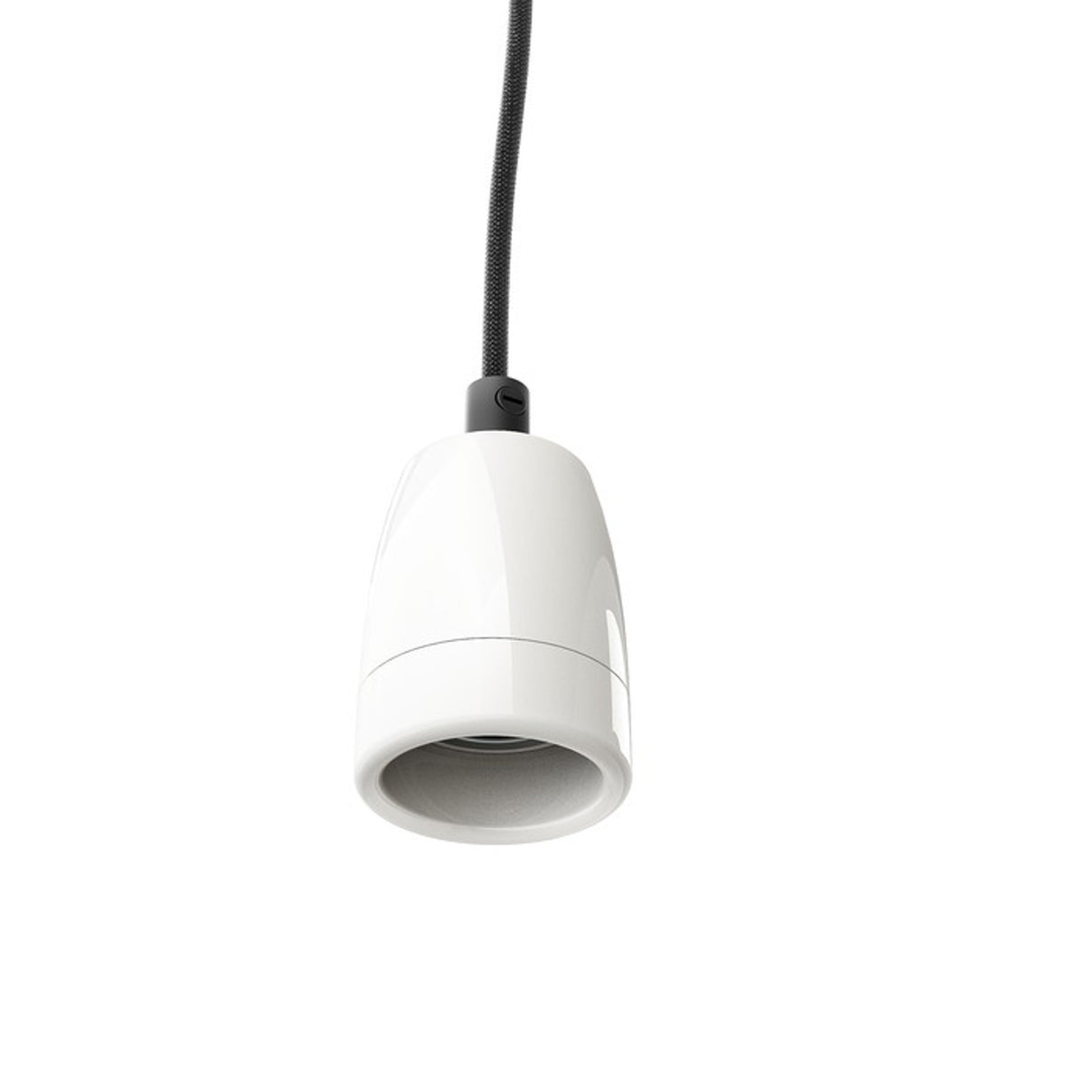 RENDL shades, shade bases, pendent sets FABIO pendant set black porcelain 230V LED E27 15W R10618 4
