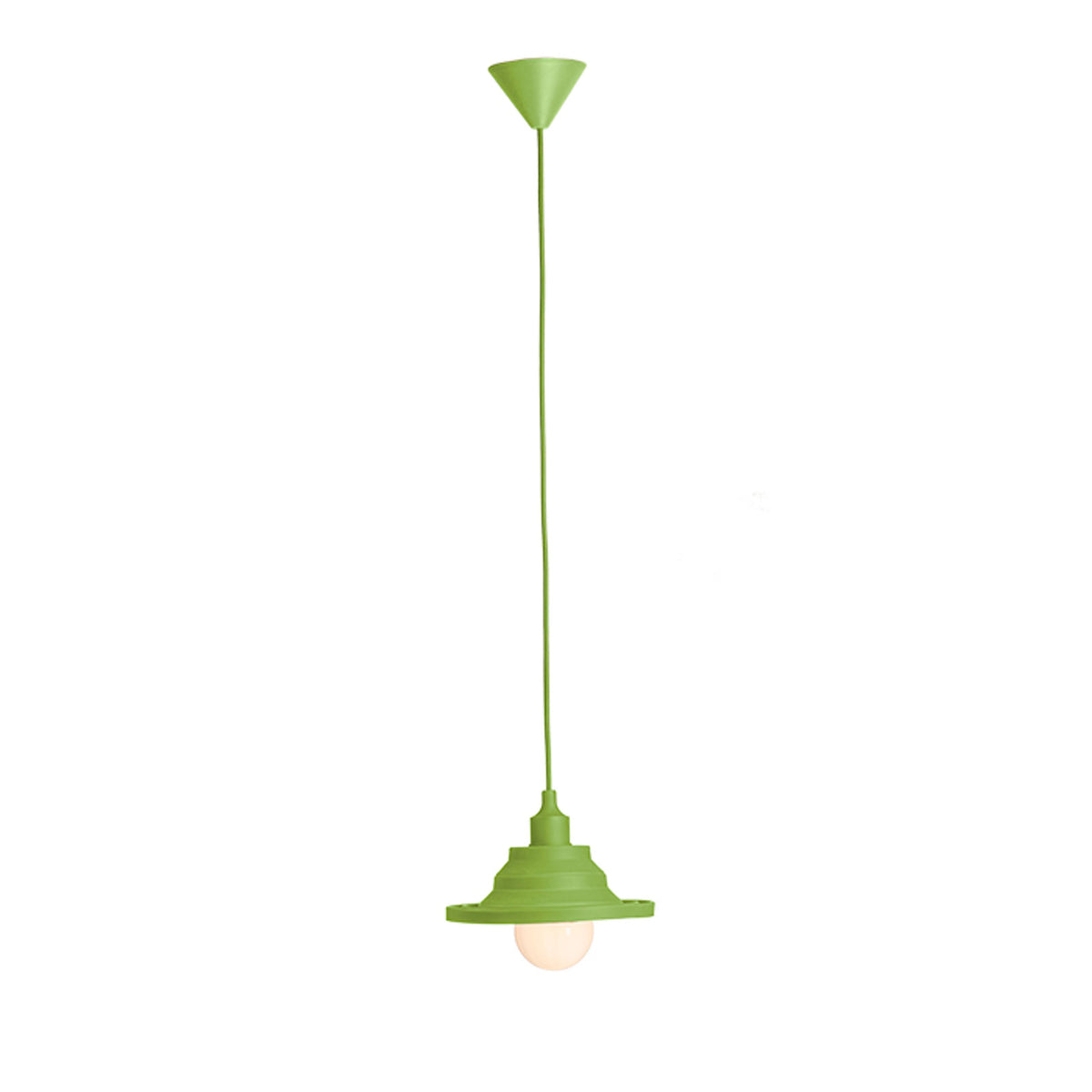RENDL Outlet AMICI silicone pendant green  230V LED E27 15W R10620 2