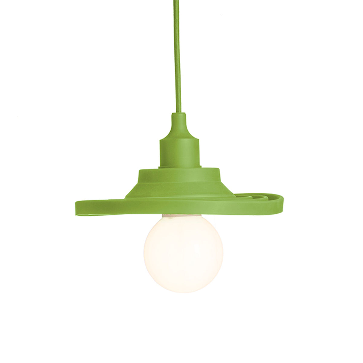 RENDL Outlet AMICI silicone pendant green  230V LED E27 15W R10620 7