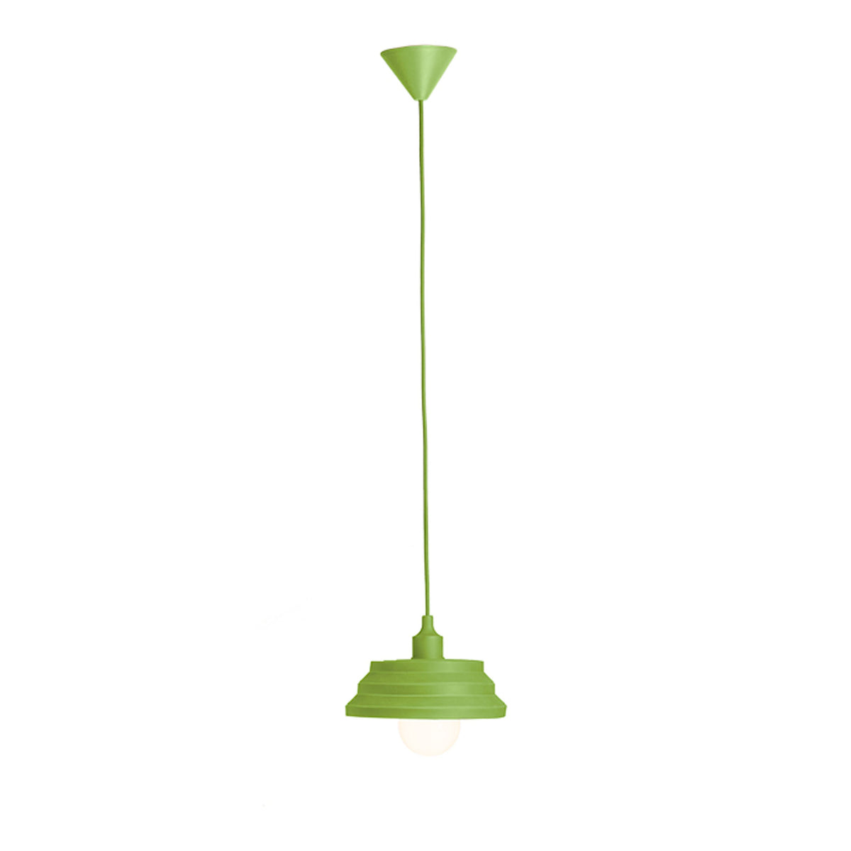 RENDL Outlet AMICI silicone pendant green  230V LED E27 15W R10620 8