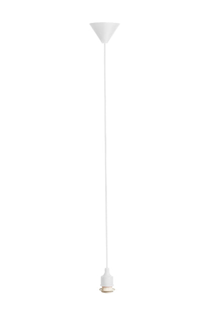 RENDL shades, shade bases, pendent sets LISA pendant set white  230V LED E27 15W R10624 2
