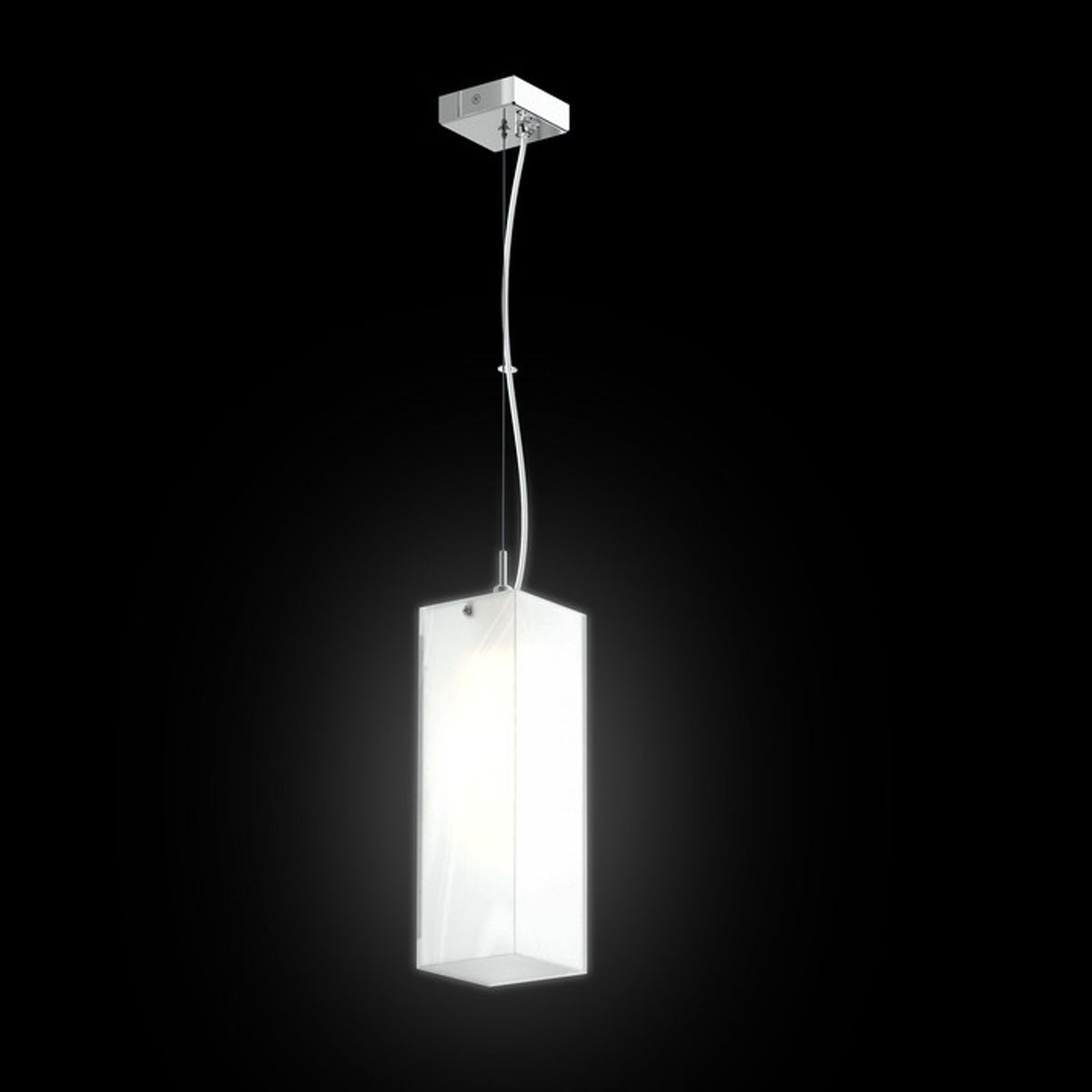 RENDL Outlet LUCIA 30x10 pendant  satinated glass/chrome 230V LED E27 15W R10627 3