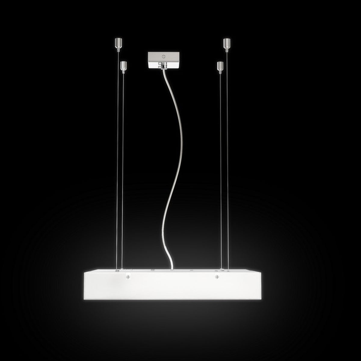 RENDL Outlet STRUCTURAL 40x40 pendant  satinated glass 230V 2G11 2x24W R10629 3