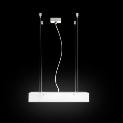 RENDL Outlet STRUCTURAL 40x40 pendant  satinated glass 230V 2G11 2x24W R10629 3
