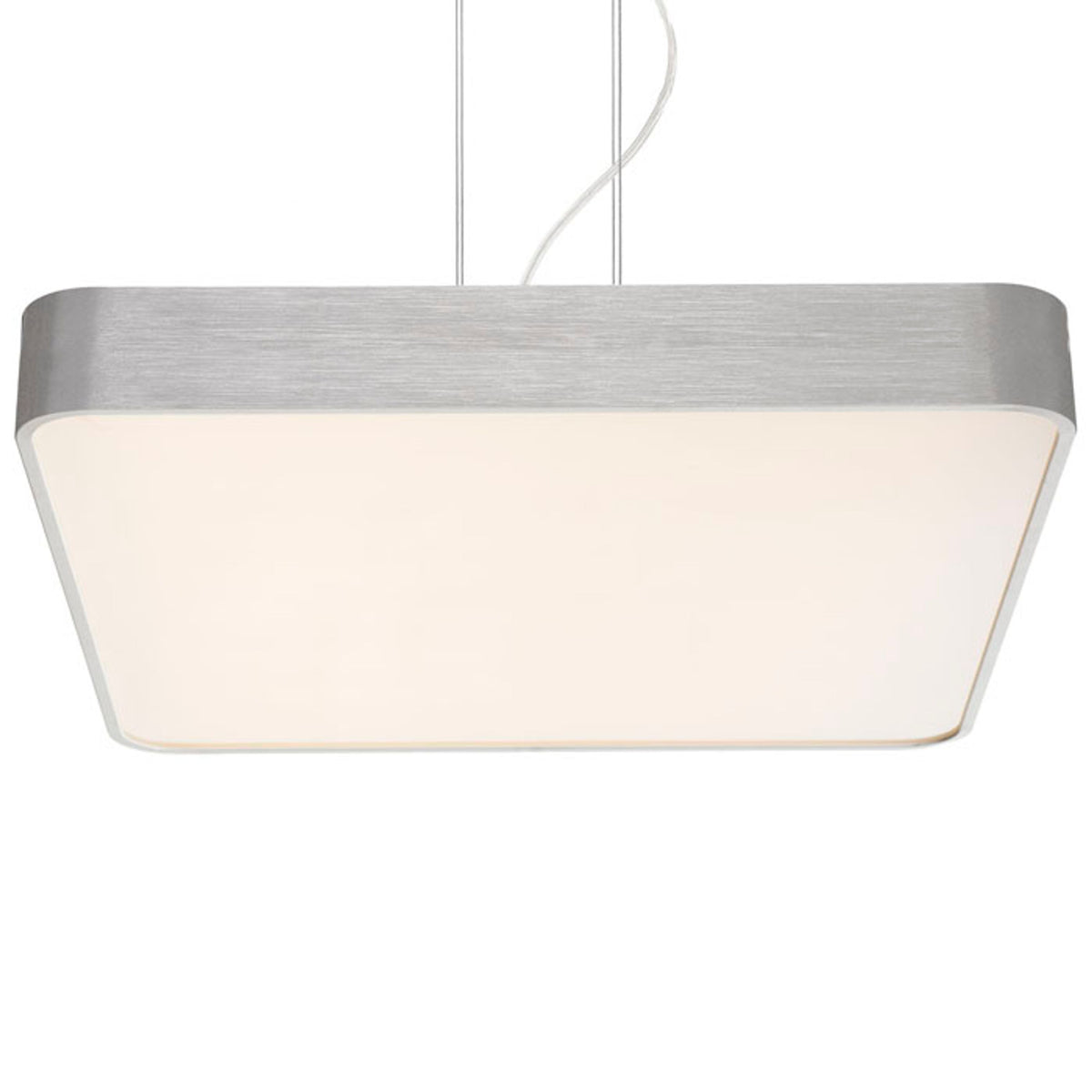 RENDL pendant lamp MENSA SQ 48 pendant  brushed aluminum 230V LED 56W  3000K R11292 2