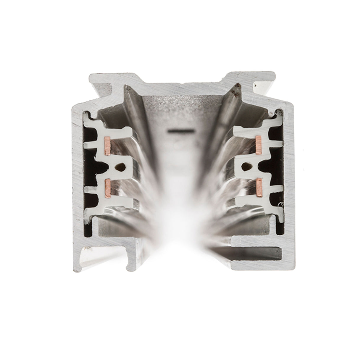 RENDL 3-circuit track system EUTRAC 2m 3-circuit track white 230V  R11300 5