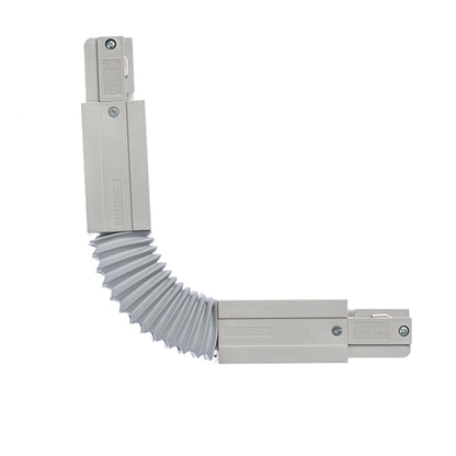 RENDL 3-circuit track system EUTRAC flex connector silver grey 230V  R11331 3