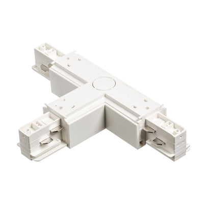 RENDL 3-circuit track system EUTRAC T connector, polarity left white 230V  R11335 3