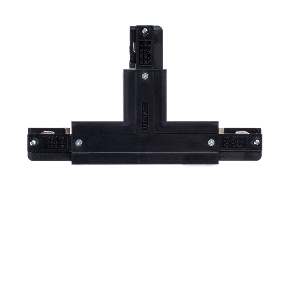 RENDL 3-circuit track system EUTRAC T connector, polarity left black 230V  R11336 3