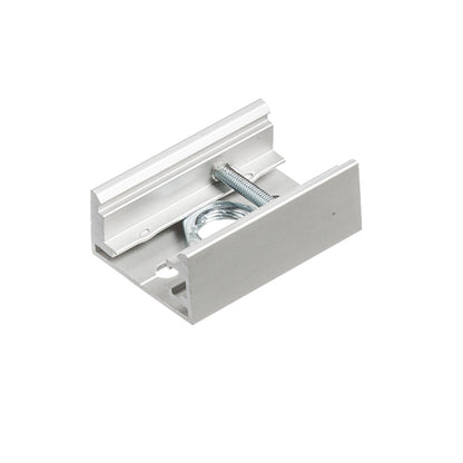 RENDL 3-circuit track system EUTRAC track clamp for 3-circuit tracks silver grey   R11351 4