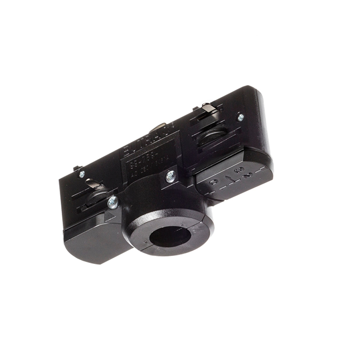 RENDL 3-circuit track system EUTRAC pendant adapter for 3-circuit tracks black 230V  R11361 1