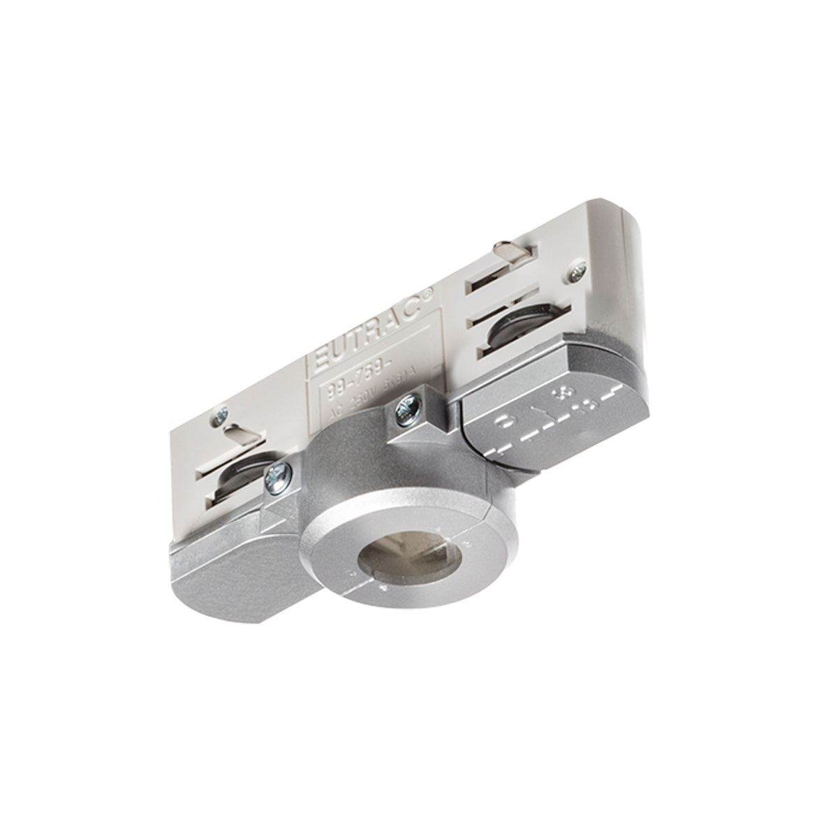 RENDL 3-circuit track system EUTRAC pendant adapter for 3-circuit tracks silver grey 230V  R11362 1